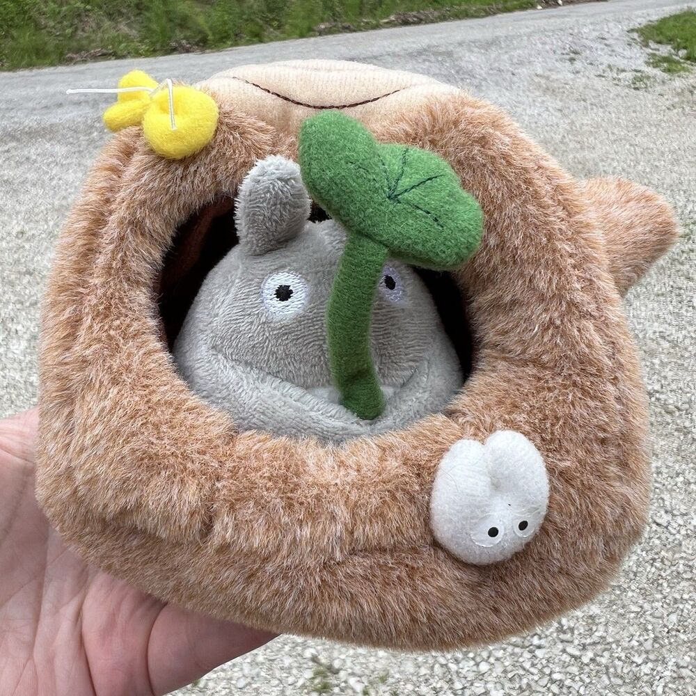 My Neighbor Totoro Plush 5 Inch Tree Trunk Studio Ghibli Official Peek A Boo
